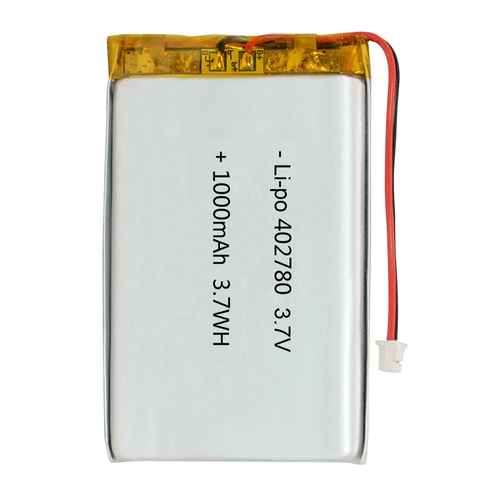 IEC62133 UN38.3 3 7 v 402780 1000mAh литий-полимерная батарея для игрушек бытовая электроника медицинское оборудование косметическое