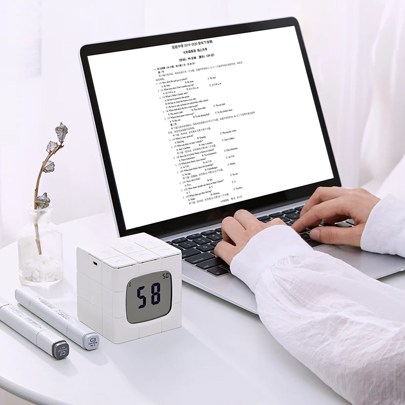 
Alarm Clock Speaker with Phone Charger with Motion Sensor Night Light Kid Color Changing Led Lights Ring Custom Music White Set 