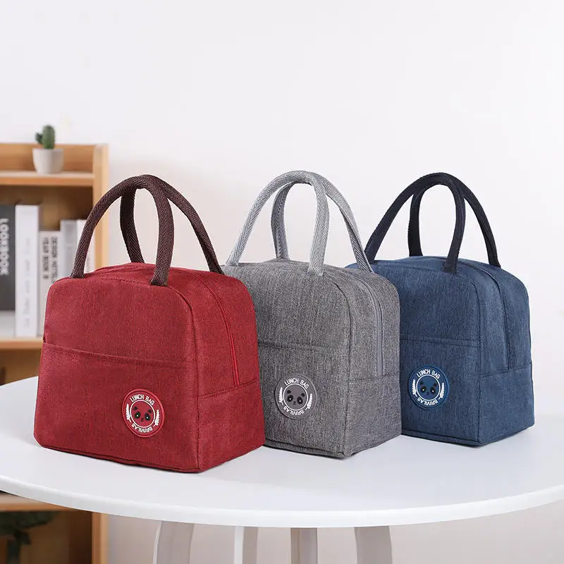 Factory wholesale waterproof insulation bag meal preparation insulation cold bag office children adults zipper lunch box bag