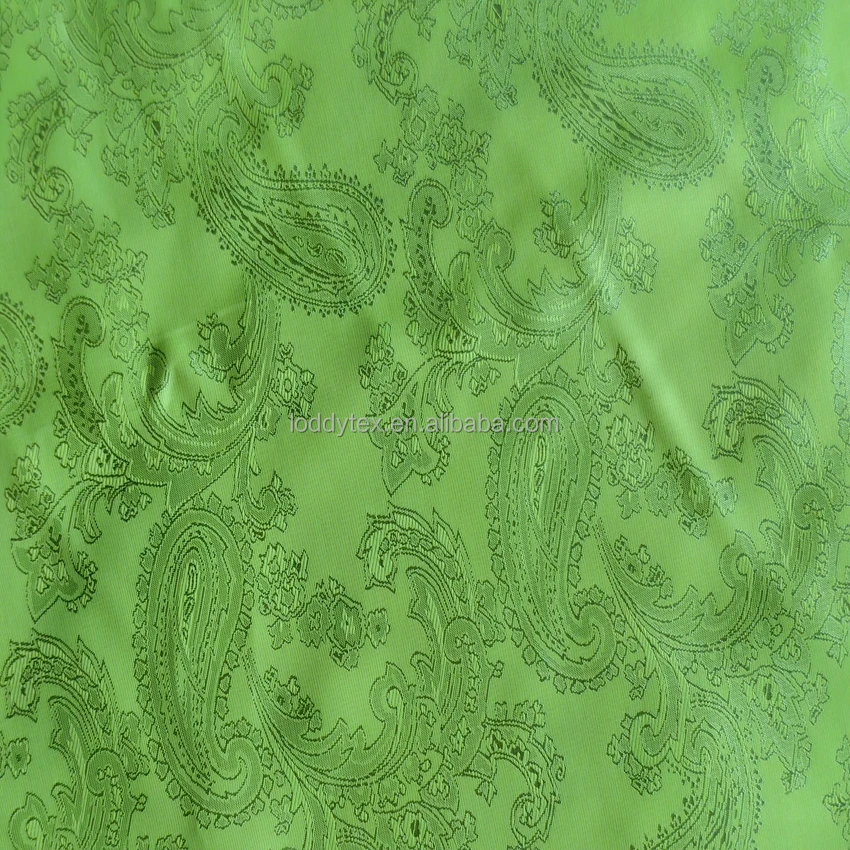 Wholesale 220 Colors Anti Static Viscose Polyester Paisley Jacquard Lining Fabric for Suit