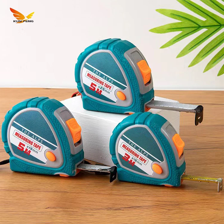 Custom Design Meter Tape Measure Retractable Measuring Portable Abs Plastic Stainless Steel Tape Measures For Construction