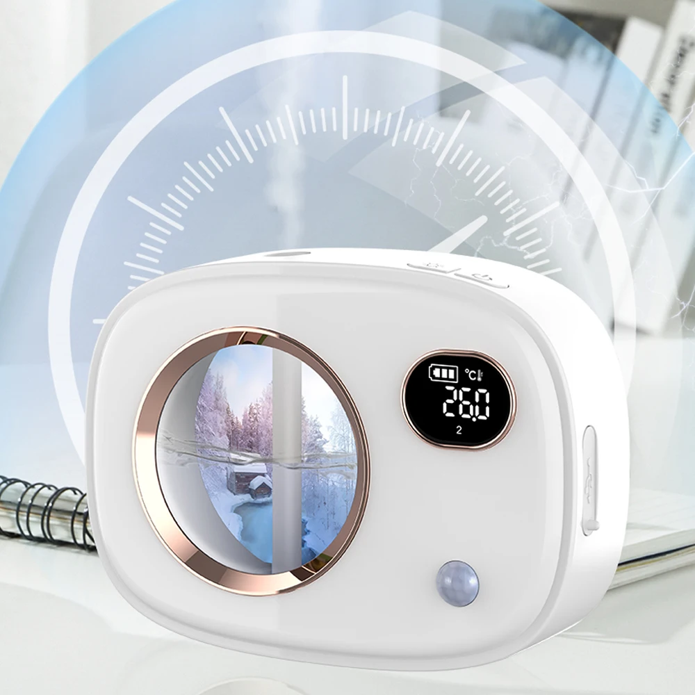 Home battery intelligent display power air freshener electronic dispenser automatic spray waterless oil wall plug in diffuser