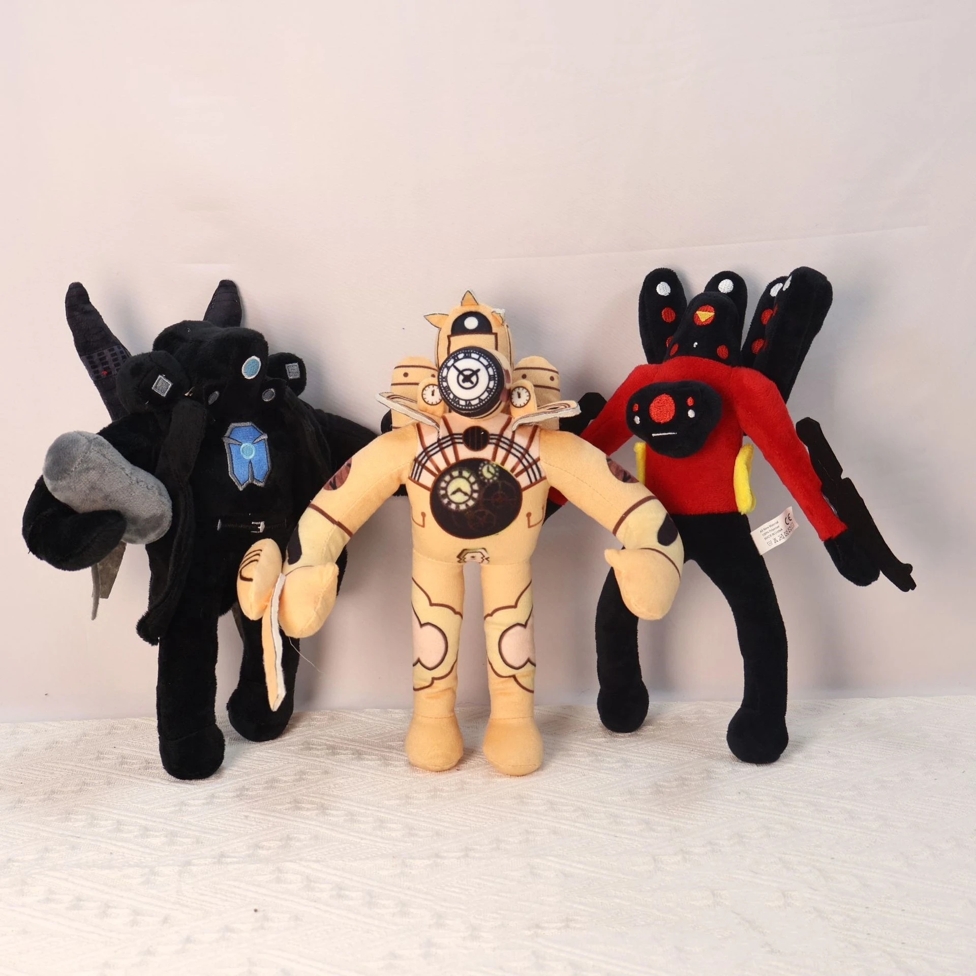 Titan Clockman Plush Toy Speakerman Bosses Plushies Toys Spider Cameraman TV Man Skibidi Dop  Horror Stuffed Doll