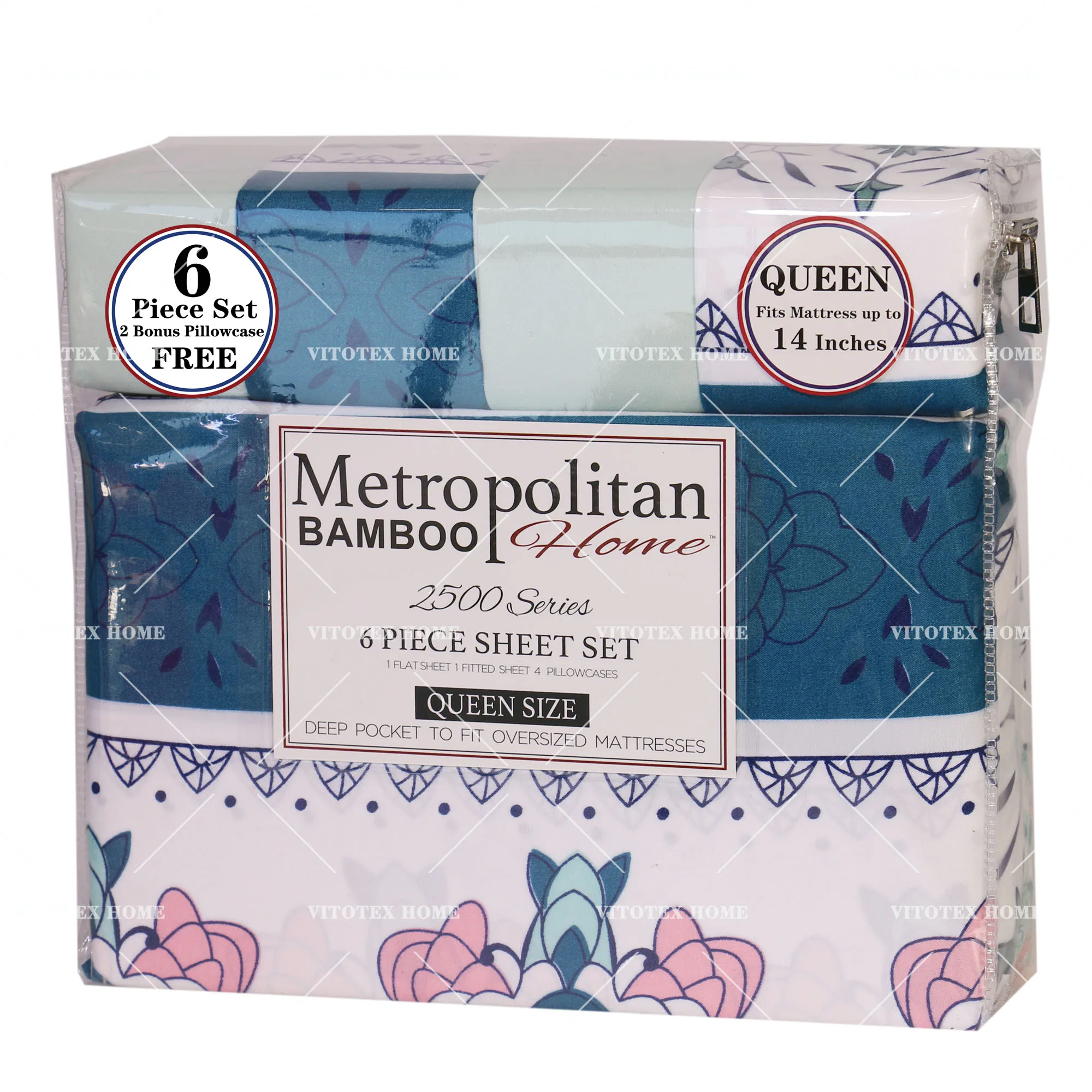 Microfiber 6 piece bedding floral bed sheet set disperse print duvet covers sets for king size bed wholesale