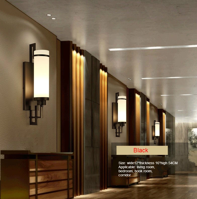 LED E27 Hotel Decorative Wall Lamp Unique Sconce Chinese Indoor Hand Painted 2-year Be Project Installation Ce