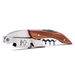 Premium Quality Multi Function Rosewood Wooden Blanks Waiters Corkscrew Wine Bottle Opener Corkscrew