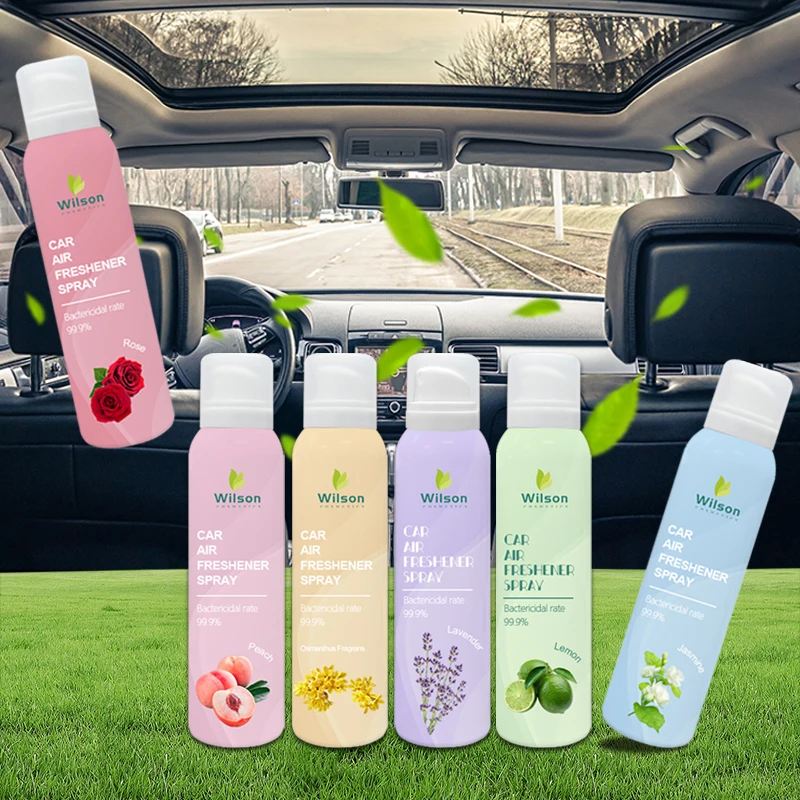 Free sample good quality  car air freshener spray  high performance Aerosol car freshener spray deodorant with refresh