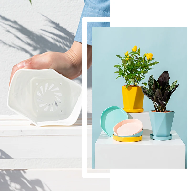 Лидер продаж, цветочный горшок в современном стиле, полипропиленовый пластиковый цветочный горшок для дома или улицы
