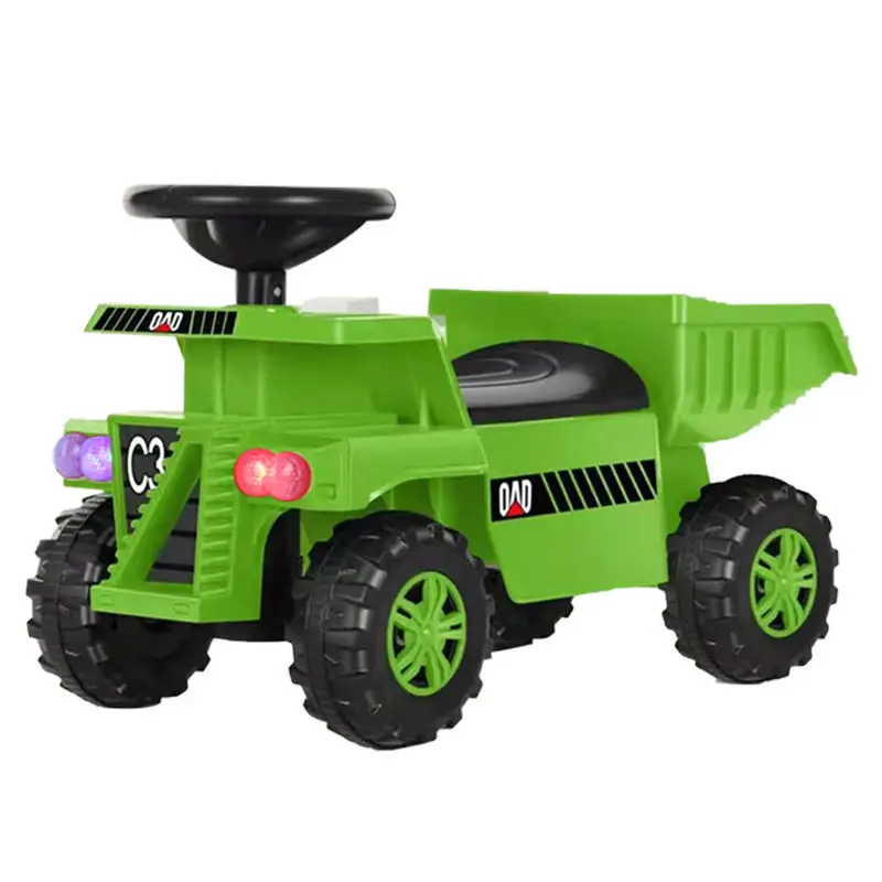 Wholesale high quality plastic kids swinging car baby sliding car baby outdoor excavator toys car for sale