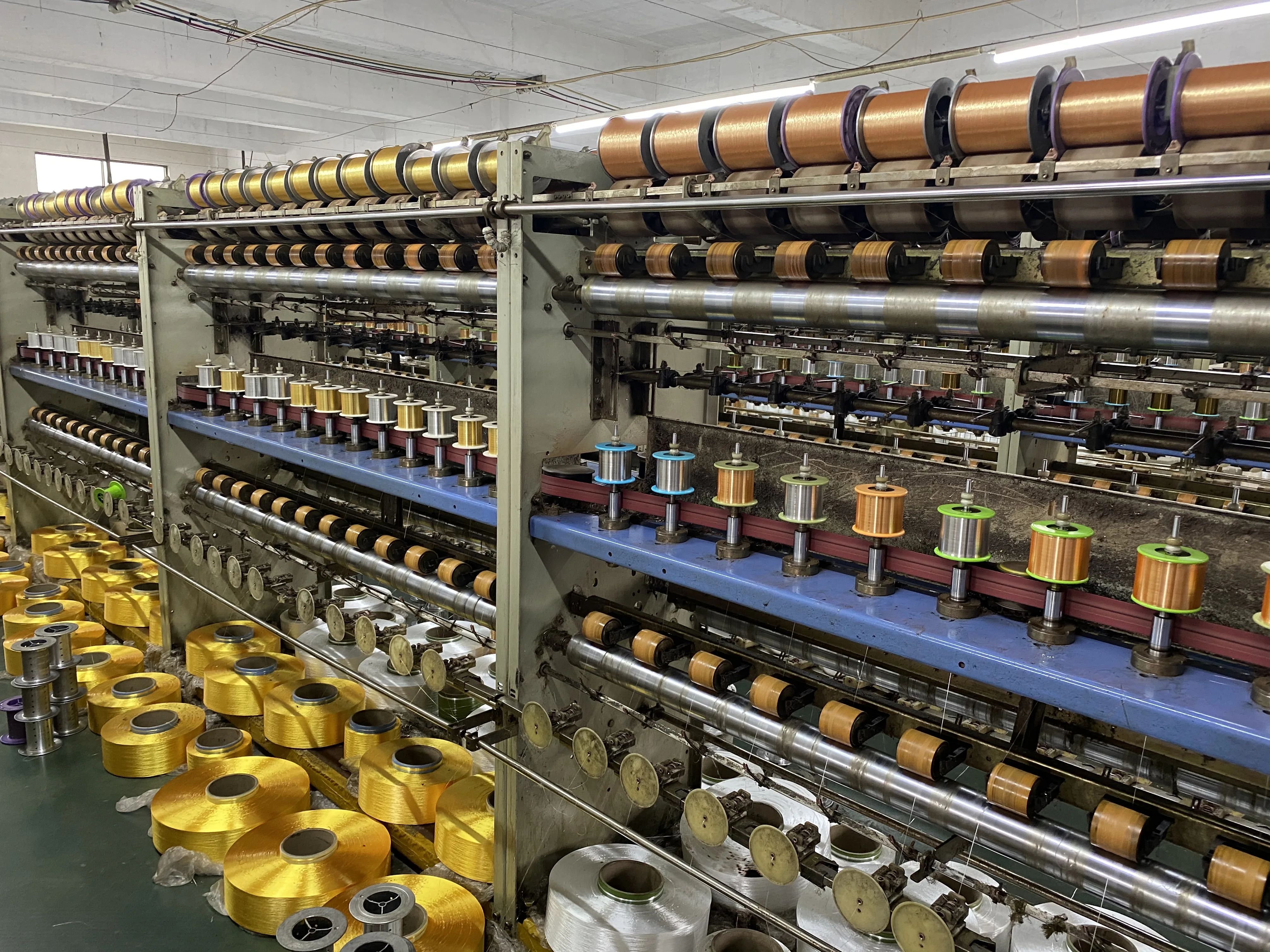 Sparkle Brand High Quality Pure Gold Pure Silver Metallic Yarn for Embroidery