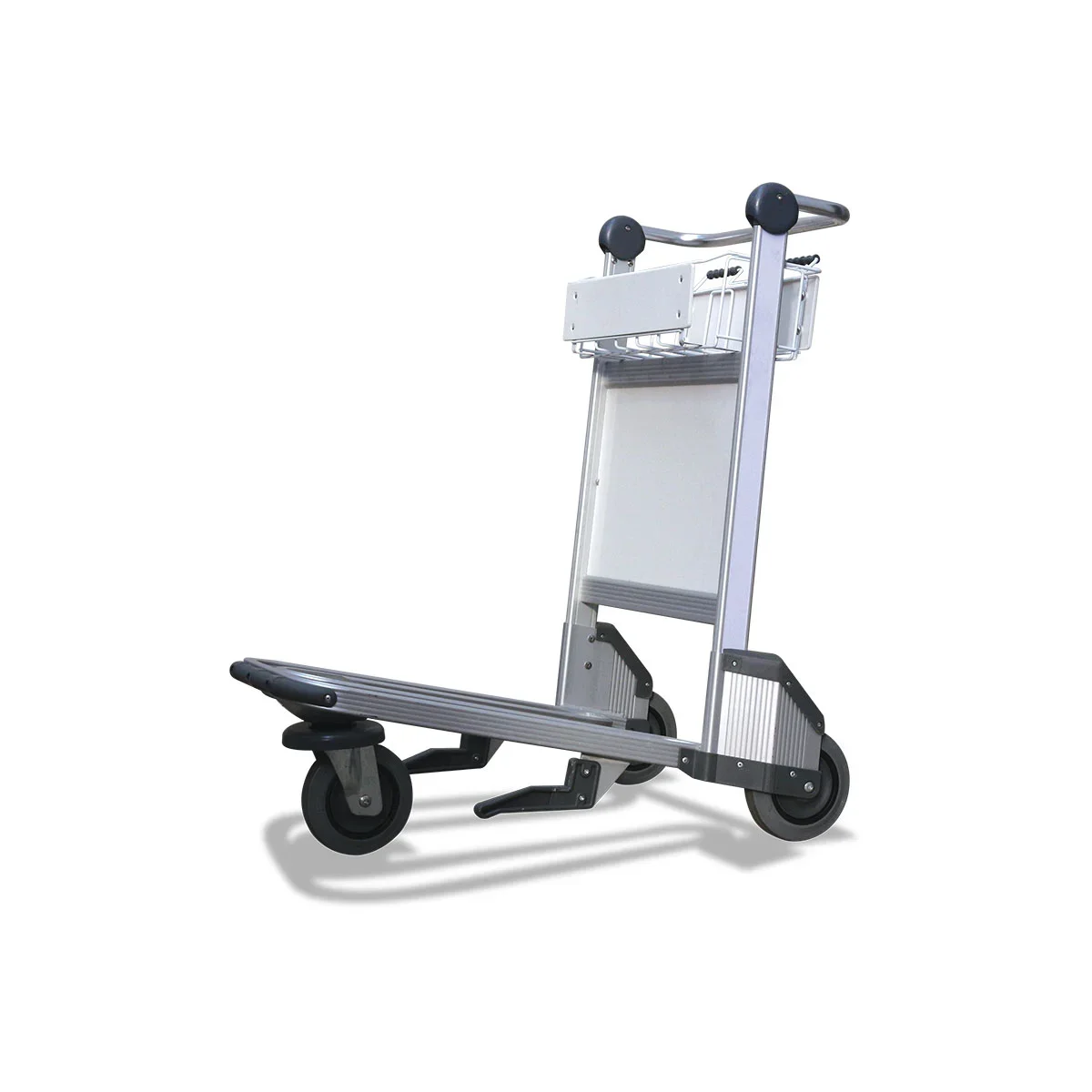 Customized Logo Aluminum Material Hotel Airport Airline Luggage Trolley Cart Price