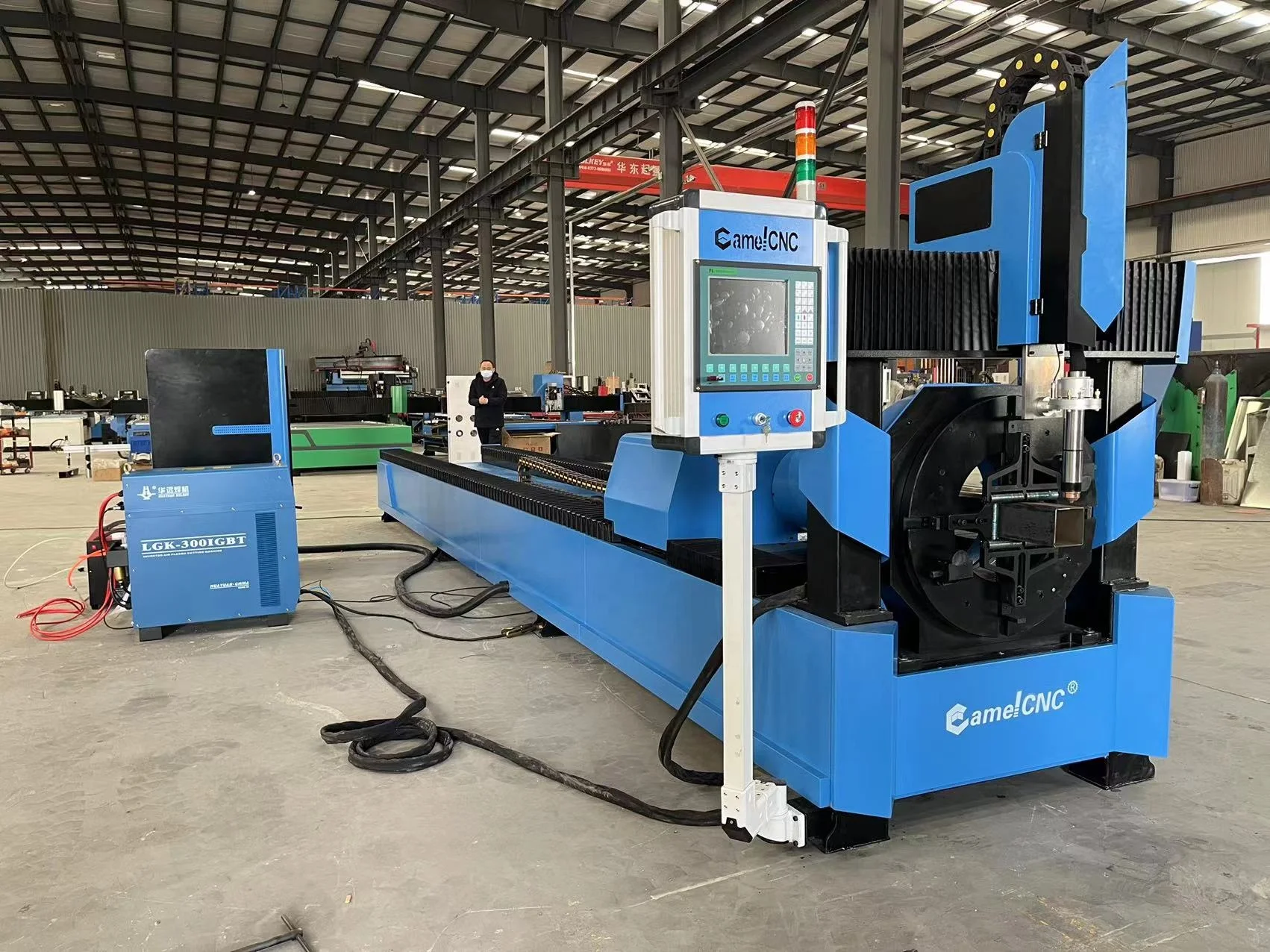 CA-3000 CNC машина для плазменной трубы и резки профиля/H-образный луч/стальная/квадратная труба, конический резак