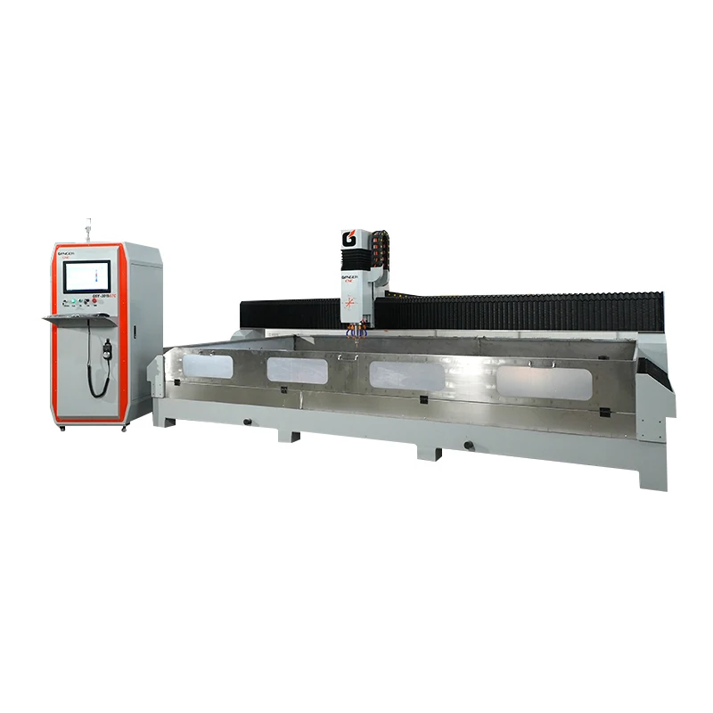 5 axis granit bridge saw stone cnc quartz stone router and cutting machine 5 axis cnc stone cutting machine