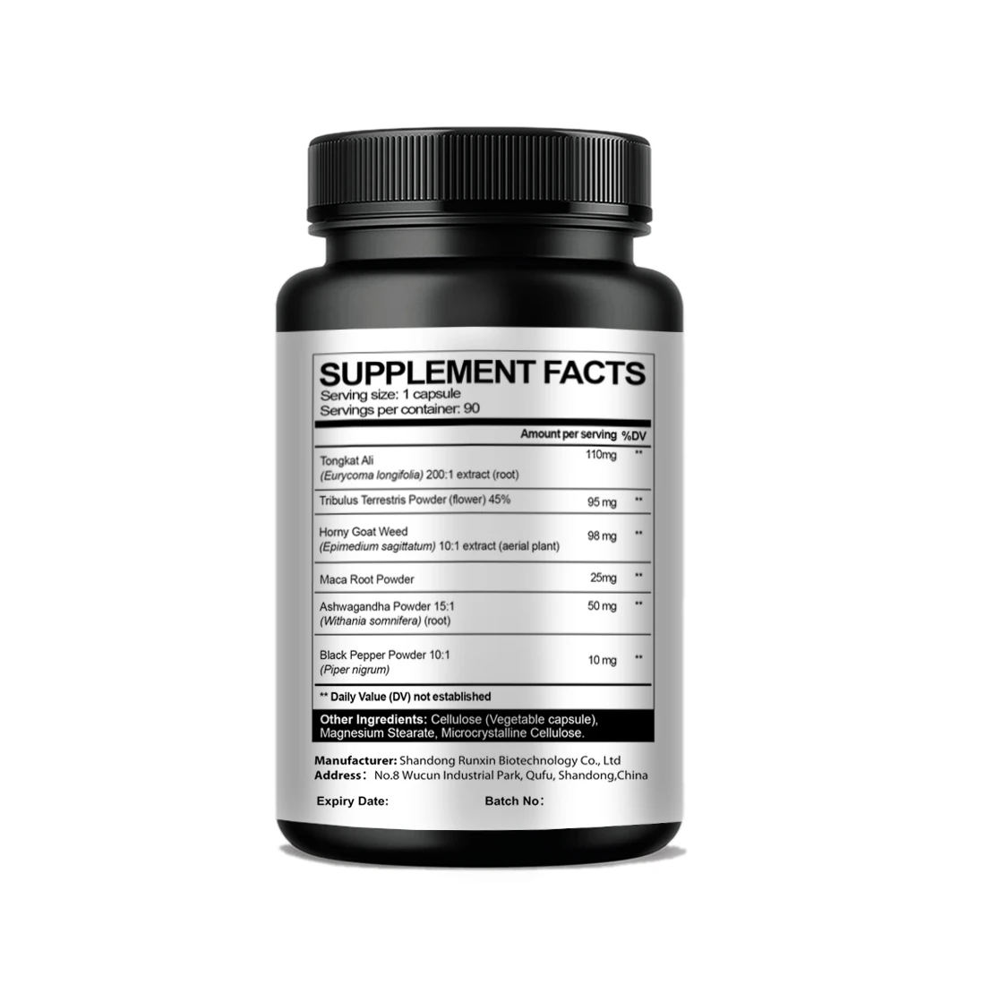 Quality certification  Men Health Roots Horny Goat Weed Extract Epimedium Capsules Epimedium Extract Tribulus Extract Capsules