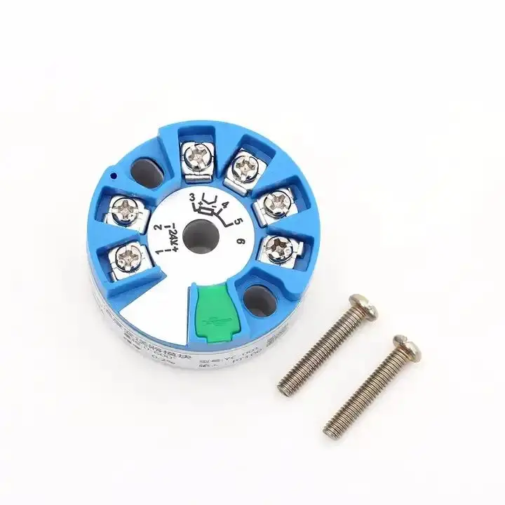 Integrated HART thermal resistance pt100 module S/E/K Type Thermocouple to 4-20mA Intelligent Temperature Transmitter