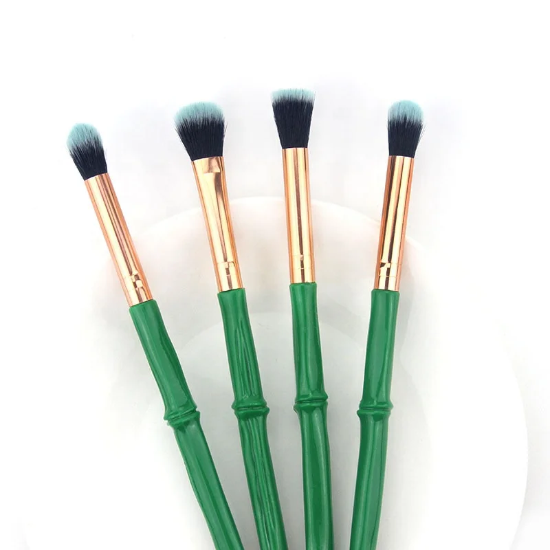 New 4pcs private label beauty eye brush set vegan