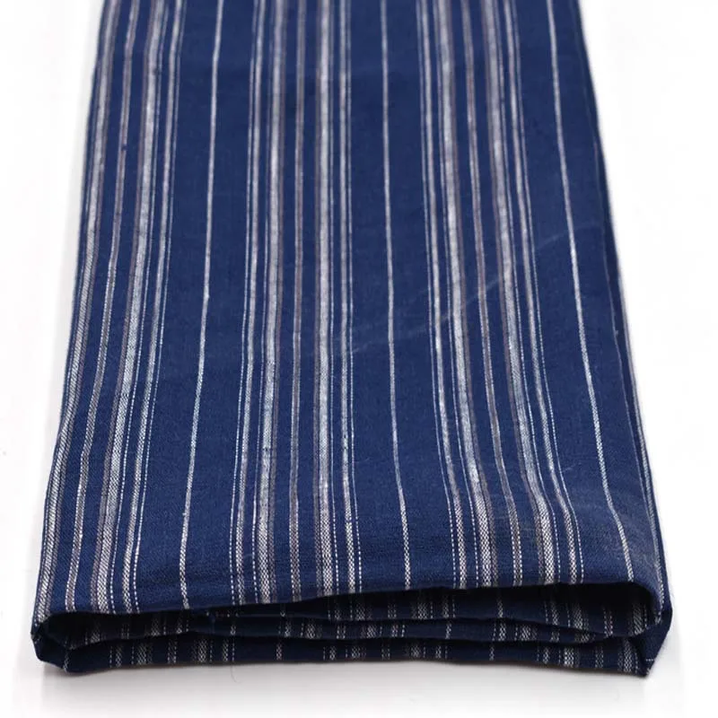 OEKO TEX soft french high quality garment material flax stripe design linen fabrics pure belgian wholesale 100% linen fabric