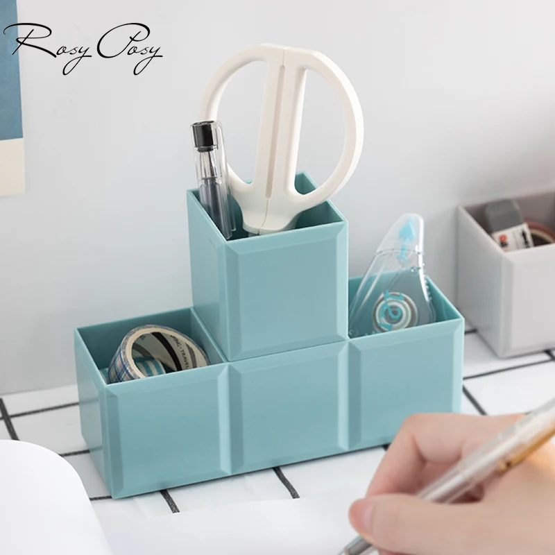 Креативные канцелярские принадлежности ABS Настольный органайзер держатели для ручек