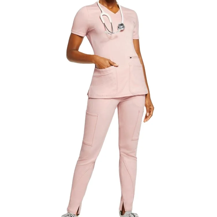 New Fashionable Scrubs Designs Women Jogger Clinic Hospital Nurse Uniforms Medical Nursing Scrubs Uniforms Sets