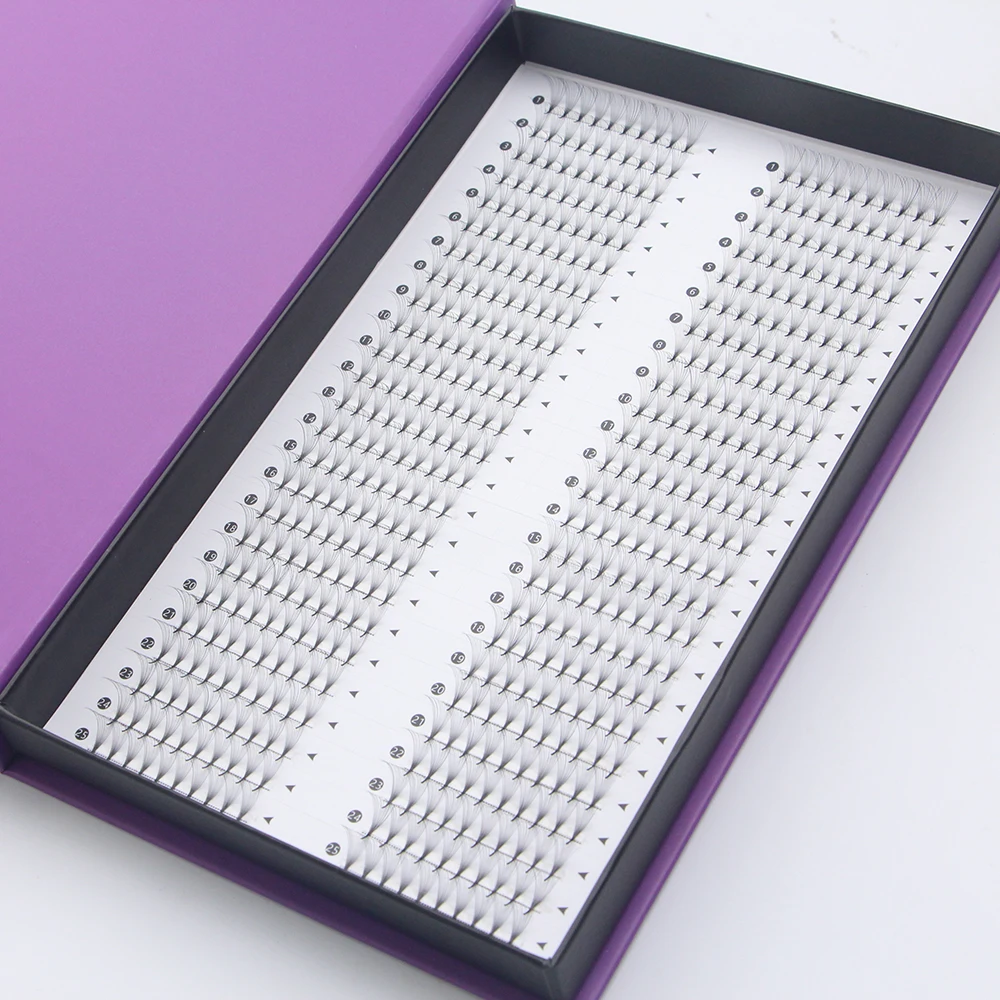 Point Base Wholesale 3D 4D 5D 6D 8D 10D Big Stock Eyelash Extension Russian Volume Lash Fans Pre Made Fans Eyelashes