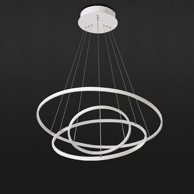 Hot Sale chandeliers &amp pendant lights modern led pendant light gold ring circular circular led lighting 5000