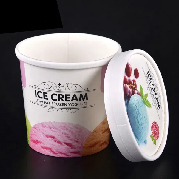 8 oz 240ml disposable paper bowl can be served with soup cover bowl small bowl ice cream ice cream paper cup