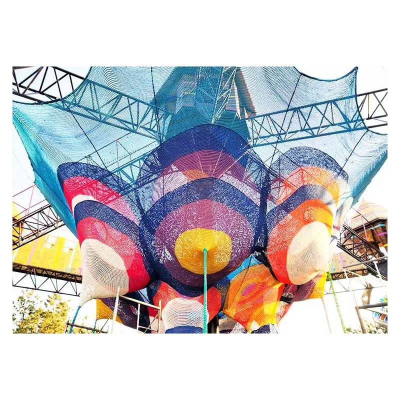 Wholesale Play Rope Climbing Nets Theme Adventure Kids children rope net outdoor amusement project of maze
