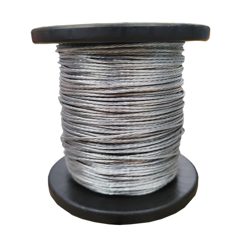 Electric Fence Wire Diameter 1.8mm  High Voltage Pulse Fence Conductive Rope Made Of Aluminum Magnesium Alloy