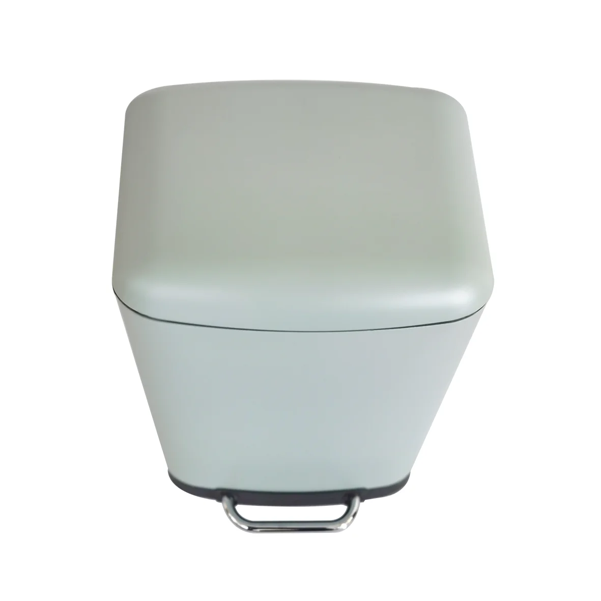 Rectangular Trash Can Removable Plastic Inner Bucket Soft Close Slim Foot Pedal Garbage Container Bin With Lid