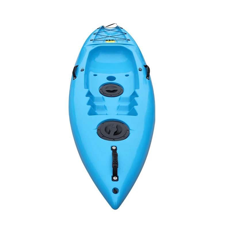 Beyoung single seat kayak cheap for sale 8ft6 one person sit on top plastic fishing canoe/kayak