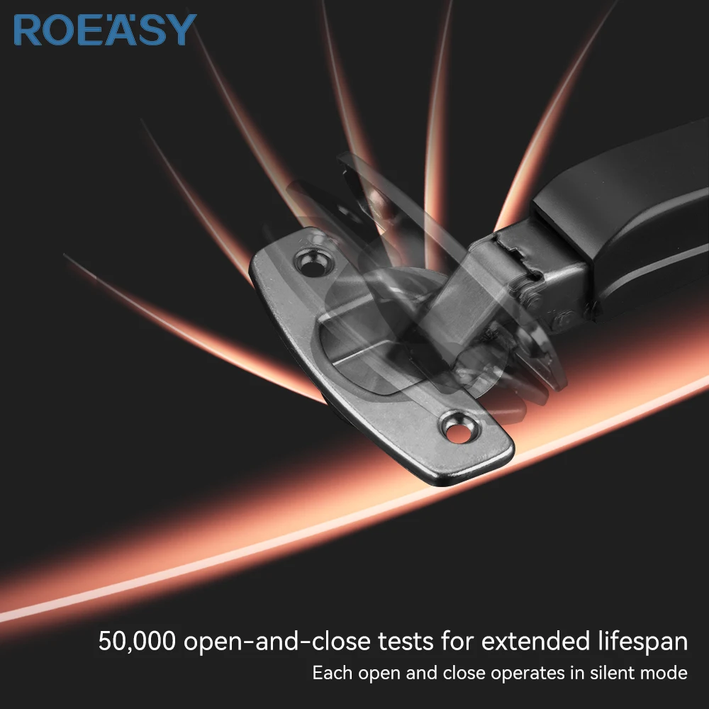 ROEASY 281-UC1 Cabinet Hinge Two Way Slide On Concealed Hinges Furniture Hardware Soft Close Furniture Hinges