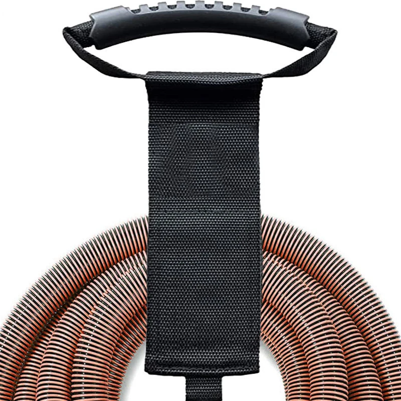 Heavy Duty Hose Organizer Cord Carry Portable Hook and Loop Storage Strap with Carry Handle