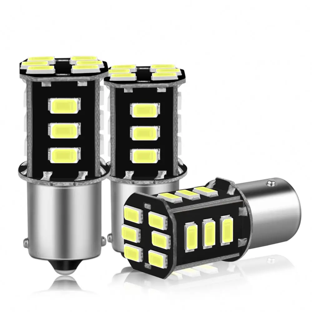 
 1156 BA15S 1157 BAY15D T20 7440 3030 24SMD S25 Canbus поворотный свет, угловые огни, Белый светодиодный стоп-сигнал  