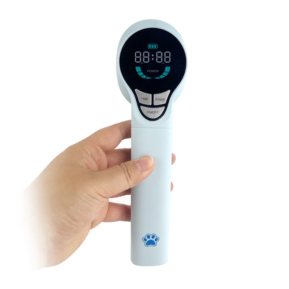 Устройство холодного лазера для человека/ветеринара со светодиодным дисплеем непосредственно нацелено на суставы и мышцы облегчения боли человека домашних животных