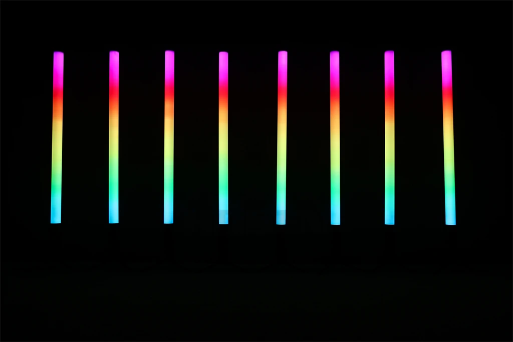 waterproof battery Wireless led Tubes Light waterproof led uplights 360 degree pixel tube light