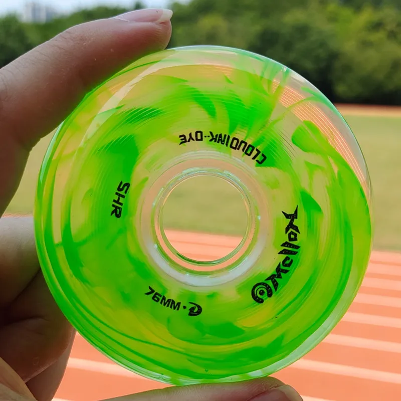 High Rebound Inline Roller Skates with 72mm 76MM 80MM  PU Rubber Wheels Customizable Size And Hardness Of Hockey Wheels