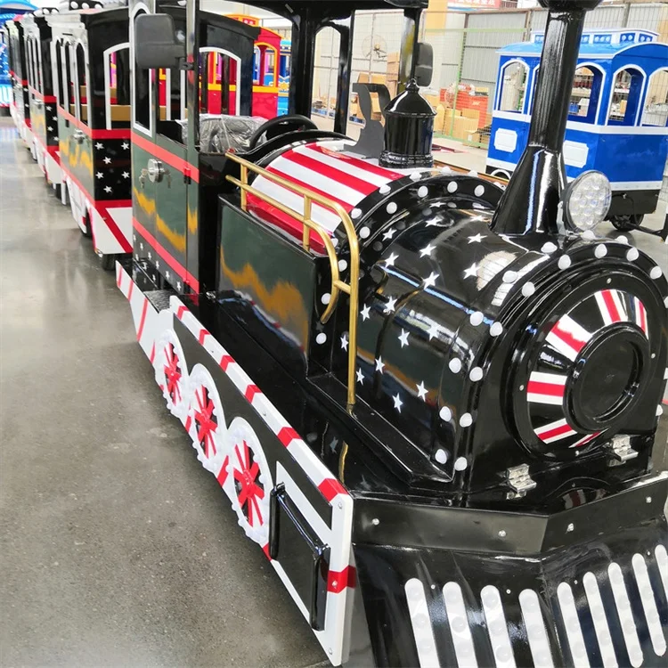 Great Money Maker Commercial Shopping Mall 24 Seats England Electric Trackless Train for Children & Adults