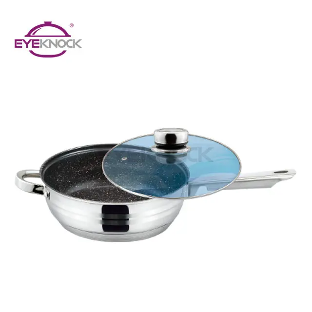 thermometer knob stainless steel cookware set 18pcs thermometer cookware set