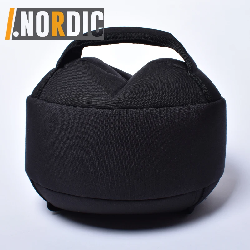 Sand Filled Kettlebells, Double Handle Dumbbell, Bodybuilding Portable Adjustable Weight Yoga Pilates Kettle Bag