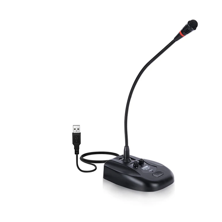 Ealsem проводной высокочувствительный микрофон «гусиная шея», USB микрофон для конференц-связи, запись, Рабочий стол для конференц-зала