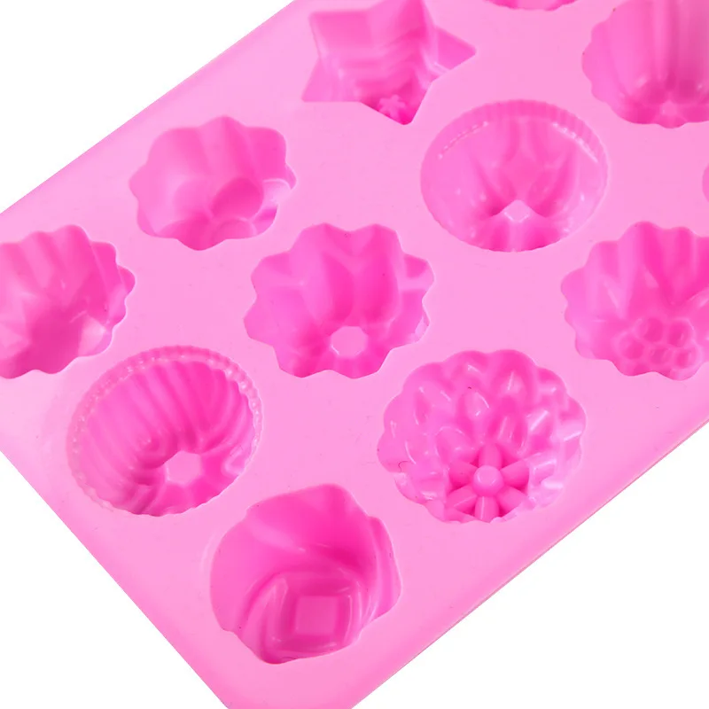 Cheap Different Shape Cake Decorating 3D Silicone Soap Molds
