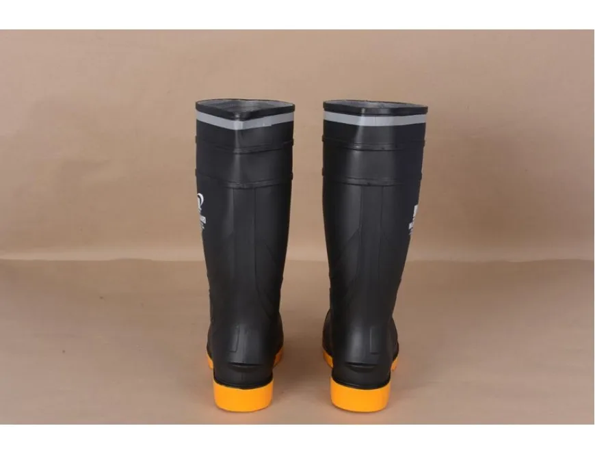 Kids shoes rain boots working pvc rain boots for safety
