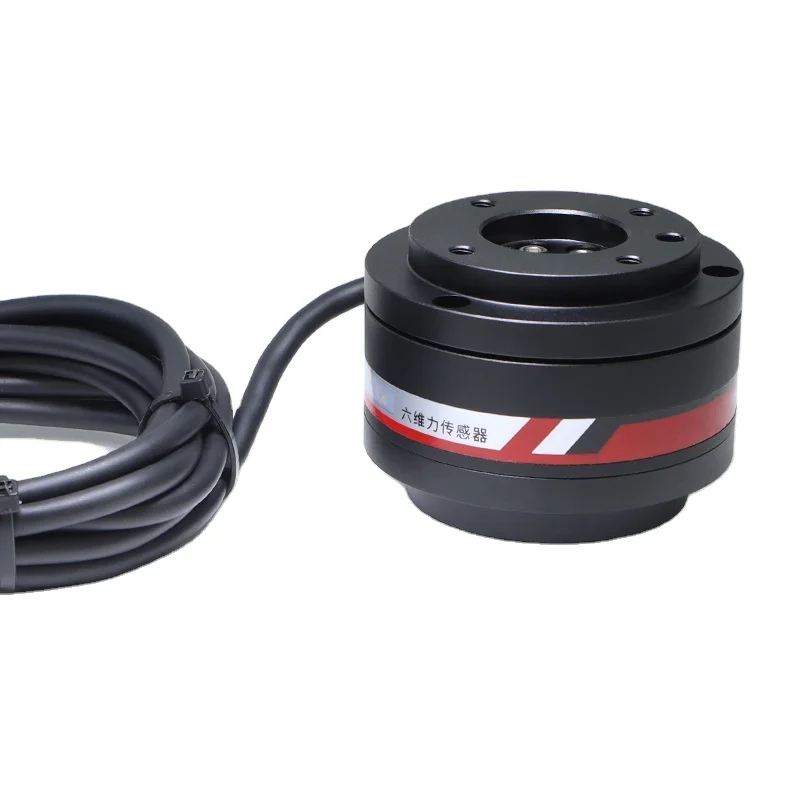 China Factory axis force torque load cell high precision six axis force sensor in robotic end arm use