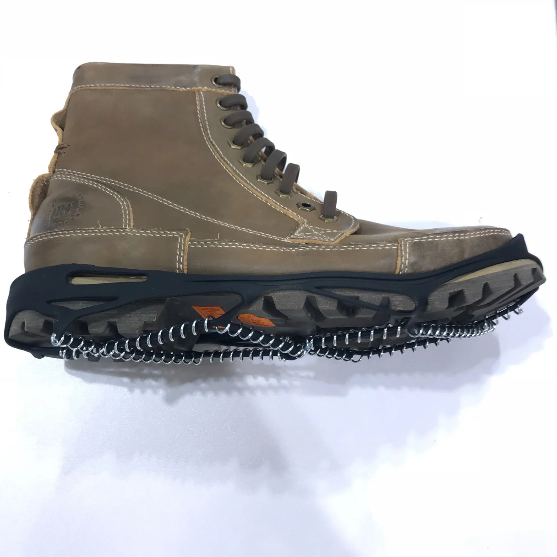 Outdoor Anti Slip Ice Snow Grips Crampons Women Men Ice Spikers Grippers Walk Traction Cleats Spikers Ice Traction Slip on Boots