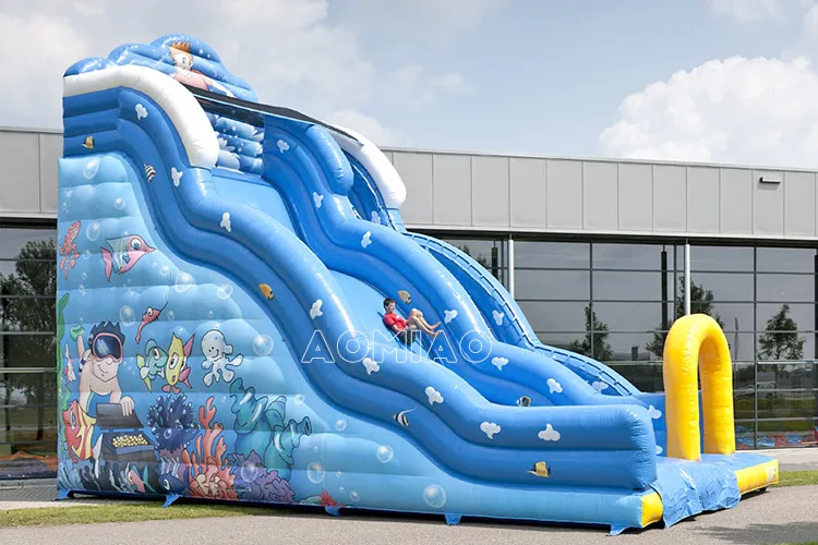 Экстремальные надувные водные горки Crazy The Log jaглушитель