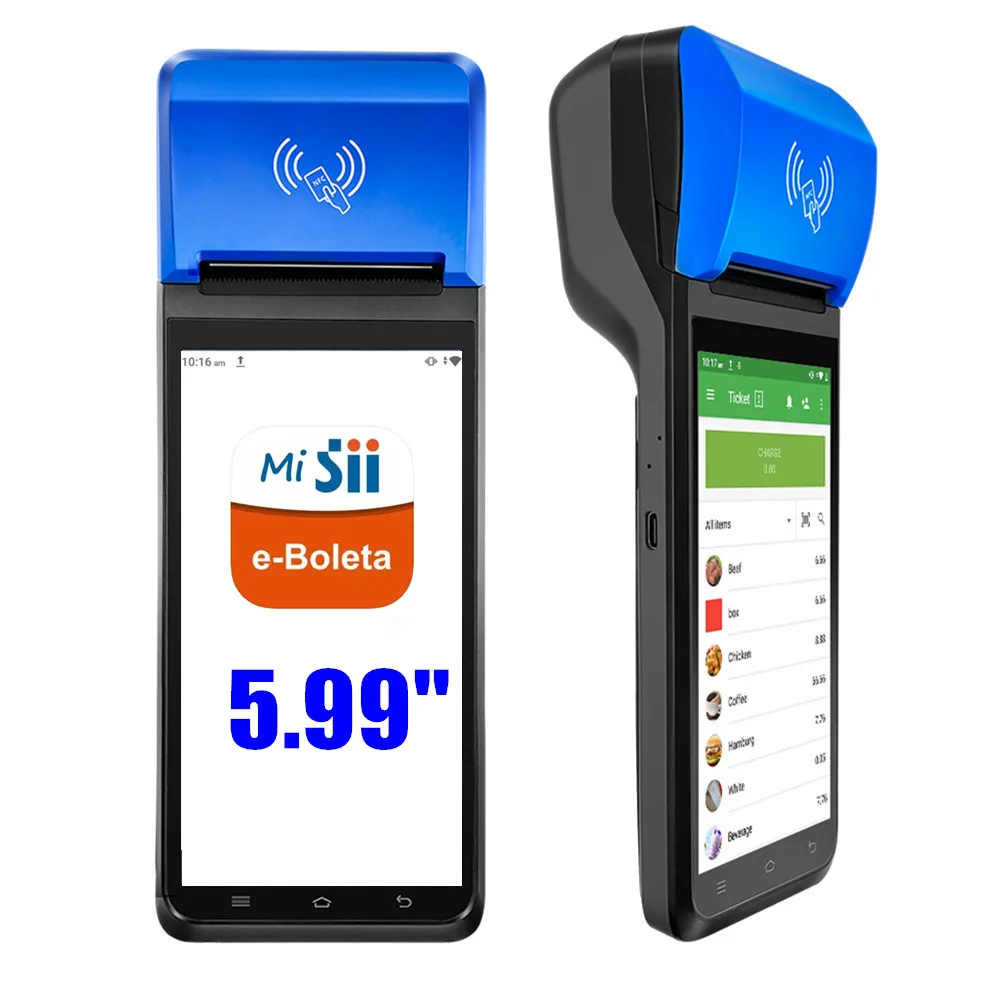 FYJ F1 5.99 Inch E-boleta 3G+16G Lottery Pos Terminal Tablet Pos System Sale Restaurant Ordering Pos Machine