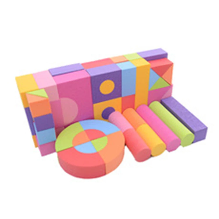 
Soft EVA Foam Stackable Building Blocks Giant Castle Stacking Toy Construction Toys With Different Shapes & Sizes Bright Colors 