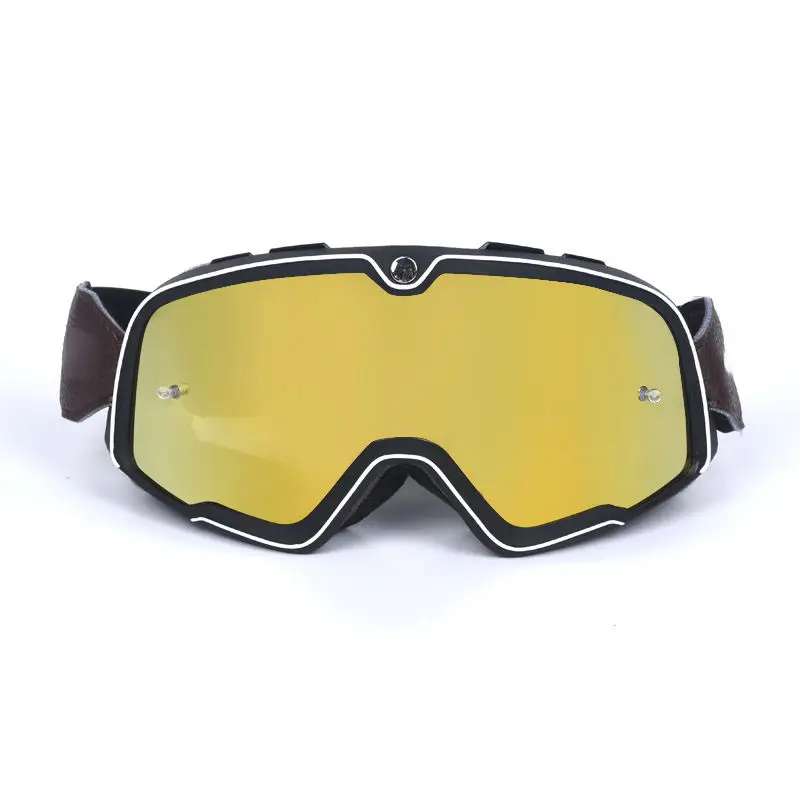 Ski Goggles Sports Adjustable Elastic Band Motocross Custom Dirt Bike Goggles Impact Proof Windproof Glasses