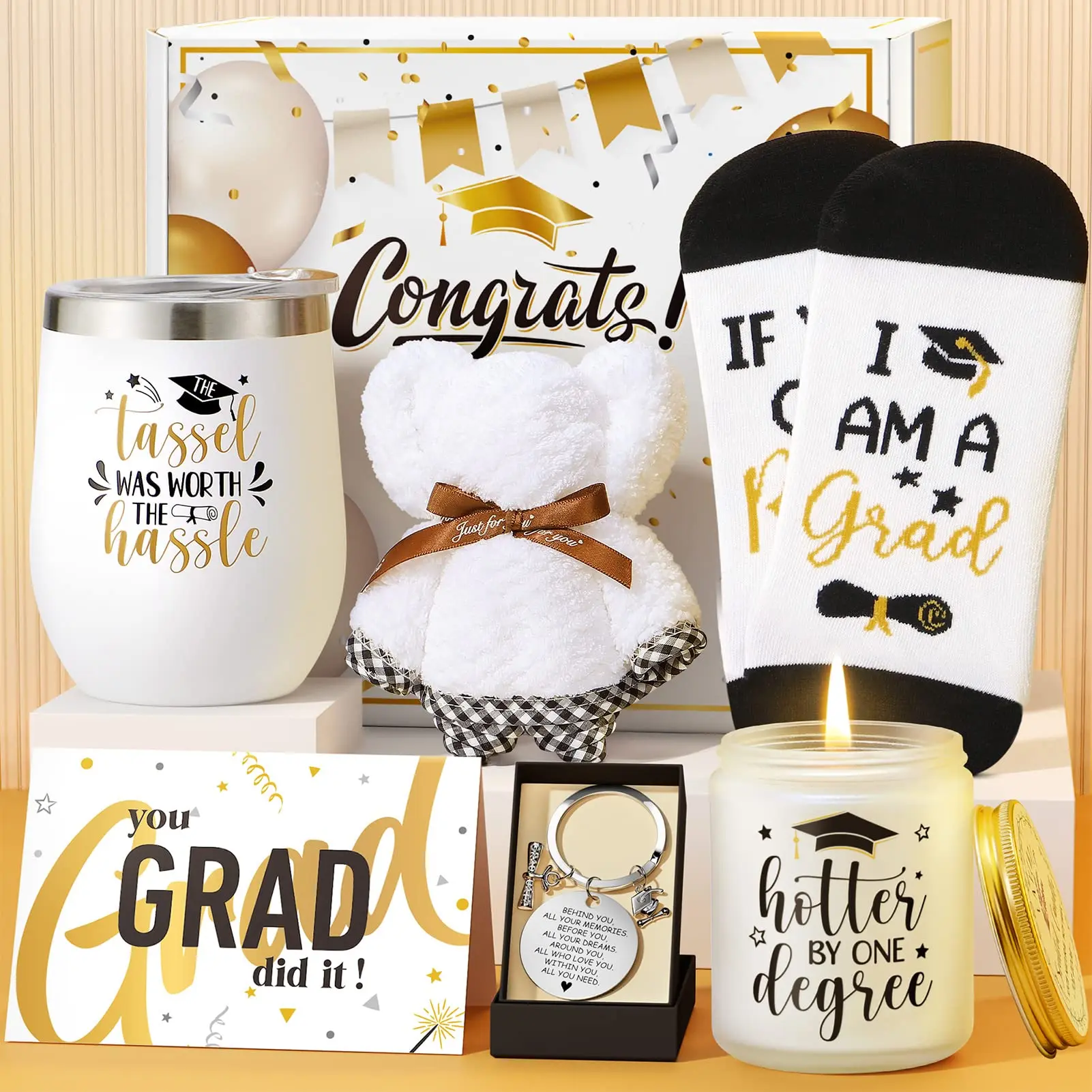 Graduation Gifts for Her Him Best High School College Graduation Gifts Cool Master Degree Grad Gifts Box