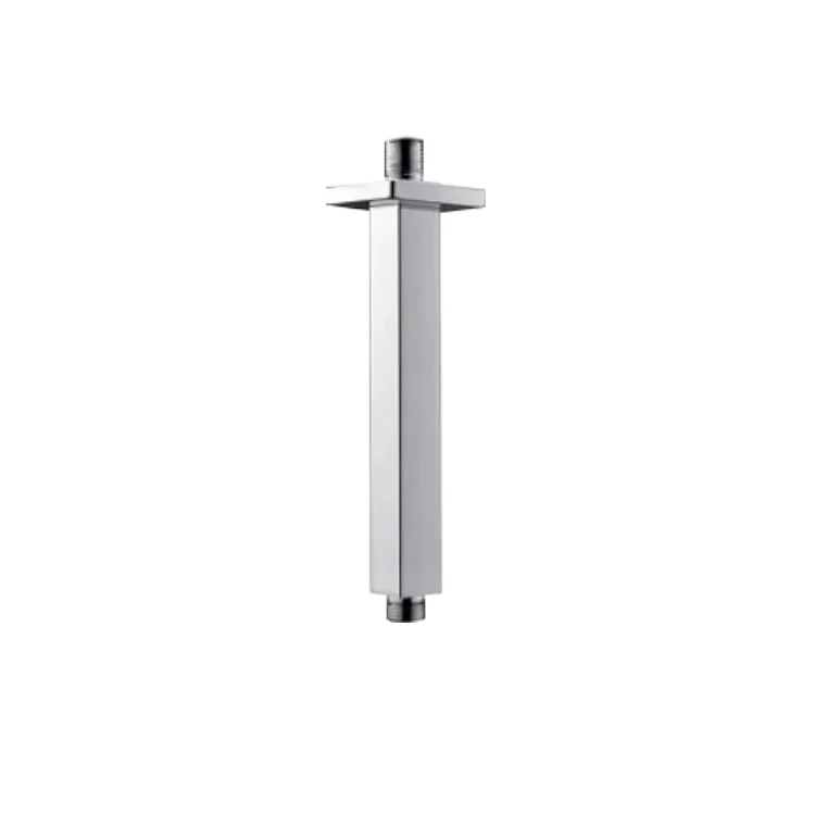 Adjustable SUS Shower Arm Bathroom Accessory Rainfall Shower Head Arm Chrome Plated Pipe